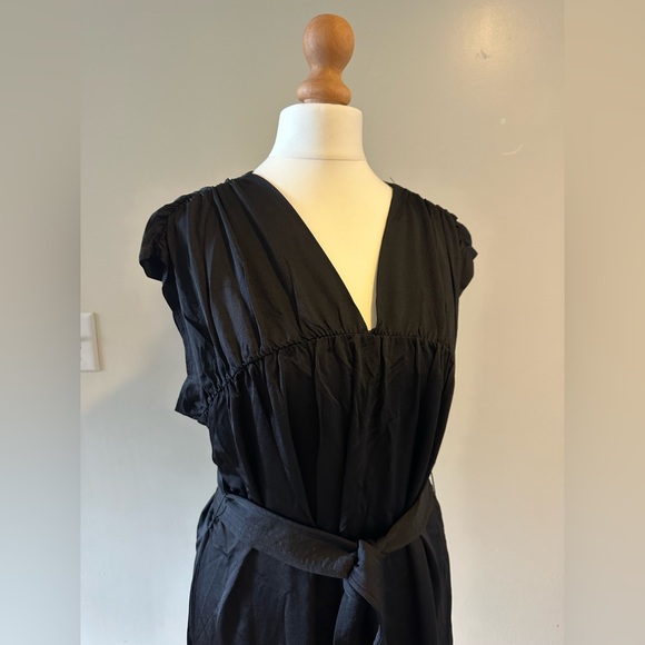 Jigsaw Ruched V Neck Jersey Dress size small - Picture 7 of 14